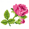 玫瑰花像素艺术手机版