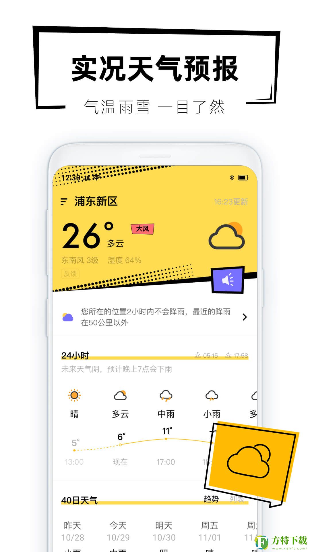 40日天气预报app首发版